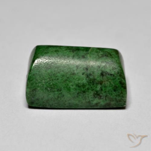 Maw-Sit-Sit Gemstone in 14.6 x 9 mm Size for Sale, Maw-Sit-Sit Stone in Dark Green Color
