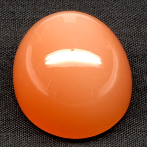 81.53 ct Orange Moonstone Stone, Natural Moonstone in Oval Cabochon Shape for Sale