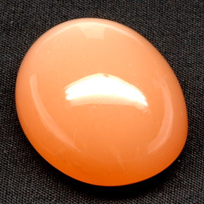 68.02 ct Orange Moonstone Gemstone, Moonstone Gem in Oval Cabochon Shape for Sale.