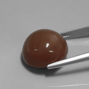 Moonstone Gemstone in 17 mm Size for Sale, Moonstone Stone in Mocha Color