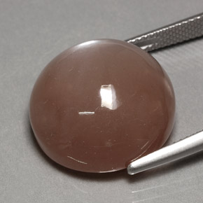Moonstone Gemstone in 18.2 mm Size for Sale, Moonstone Stone in Mocha Color