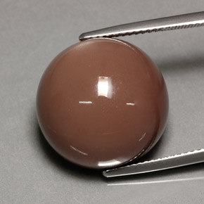 23.20 ct Brown Moonstone Stone, Natural Moonstone in Round Cabochon Shape for Sale