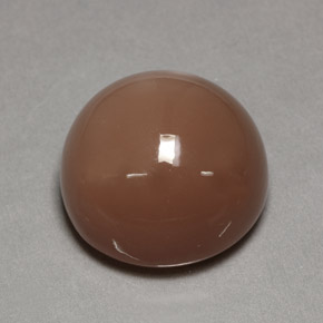 26.55 ct Orange Moonstone Gemstone, Moonstone Gem in Round Cabochon Shape for Sale.