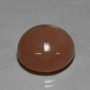 22.69 ct Orange Moonstone Gemstone, Moonstone Gem in Round Cabochon Shape for Sale.