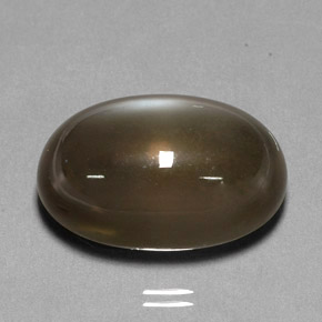 28.66 ct Brown Moonstone Gemstone, Moonstone Gem in Oval Cabochon Shape for Sale.