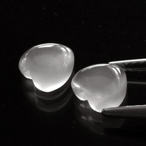 Moonstone Gemstone in 6 x 6 mm (calibrated) Size for Sale, Moonstone Stone in White Color