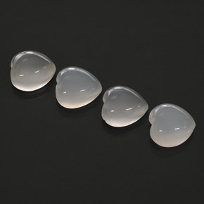 Moonstone Gemstone in 9 x 9 mm (calibrated) Size for Sale, Moonstone Stone in White Color