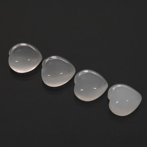 Moonstone Gemstone in 9 x 9 mm (calibrated) Size for Sale, Moonstone Stone in White Color