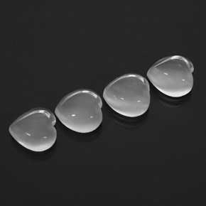 Moonstone Gemstone in 9 x 9 mm (calibrated) Size for Sale, Moonstone Stone in White Color