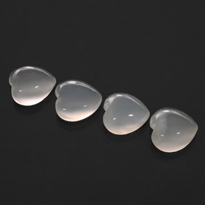 Moonstone Gemstone in 9 x 9 mm (calibrated) Size for Sale, Moonstone Stone in White Color