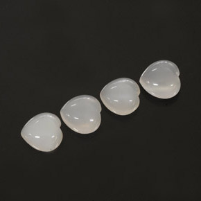 Moonstone Gemstone in 9 x 9 mm (calibrated) Size for Sale, Moonstone Stone in White Color