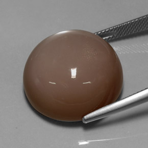 Moonstone Gemstone in 20 mm Size for Sale, Moonstone Stone in Mocha Color