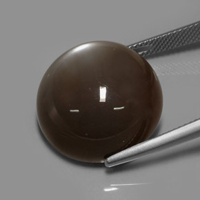 Moonstone Gemstone in 19 mm Size for Sale, Moonstone Stone in Mocha Color
