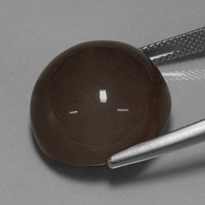 Moonstone Gemstone in 17.2 mm Size for Sale, Moonstone Stone in Mocha Color