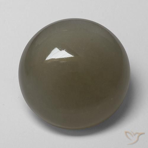 16.89 ct Brown Moonstone Stone, Natural Moonstone in Round Cabochon Shape for Sale