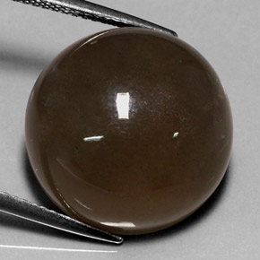 18.40 ct Brown Moonstone Gemstone, Moonstone Gem in Round Cabochon Shape for Sale.