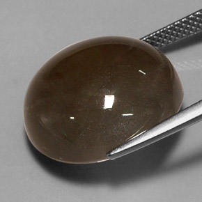Moonstone Gemstone in 17.6 mm Size for Sale, Moonstone Stone in Mocha Color