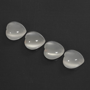 Moonstone Gemstone in 9 x 9 mm (calibrated) Size for Sale, Moonstone Stone in White Color