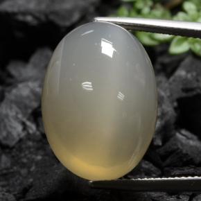 25.19 ct Brown Moonstone Gemstone, Moonstone Gem in Oval Cabochon Shape for Sale.