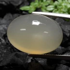 25.19 ct Brown Moonstone Stone, Natural Moonstone in Oval Cabochon Shape for Sale