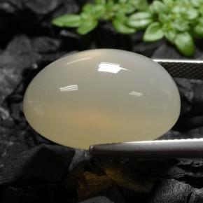 Moonstone Gemstone in 21 x 15 mm Size for Sale, Moonstone Stone in Smoke Color