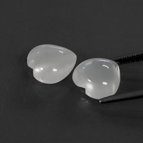 Moonstone Gemstone in 9 x 9 mm (calibrated) Size for Sale, Moonstone Stone in White Color
