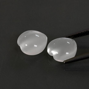 Moonstone Gemstone in 9 x 9 mm (calibrated) Size for Sale, Moonstone Stone in White Color