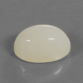 10.37 ct Cream Moonstone Stone, Natural Moonstone in Oval Cabochon Shape for Sale