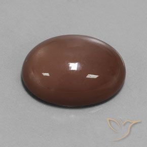 18.34 ct Brown Moonstone Stone, Natural Moonstone in Oval Cabochon Shape for Sale