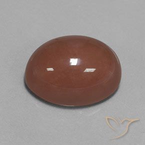 23.67 ct Brown Moonstone Stone, Natural Moonstone in Oval Cabochon Shape for Sale