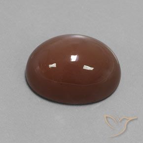 23.52 ct Brown Moonstone Stone, Natural Moonstone in Oval Cabochon Shape for Sale