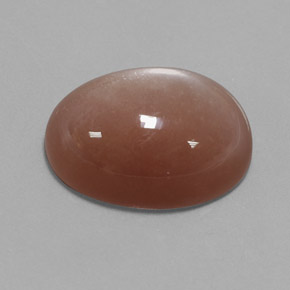 26.52 ct Orange Moonstone Stone, Natural Moonstone in Oval Cabochon Shape for Sale