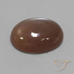 22.15 ct Brown Moonstone Stone, Natural Moonstone in Oval Cabochon Shape for Sale