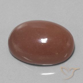 25.17 ct Brown Moonstone Stone, Natural Moonstone in Oval Cabochon Shape for Sale