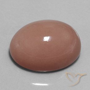 31.34 ct Brown Moonstone Stone, Natural Moonstone in Oval Cabochon Shape for Sale