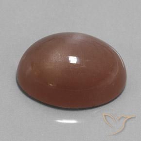 25.38 ct Brown Moonstone Stone, Natural Moonstone in Oval Cabochon Shape for Sale