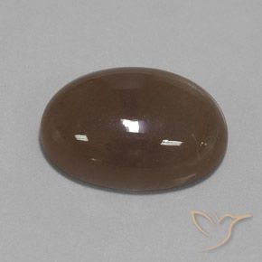 22.19 ct Brown Moonstone Stone, Natural Moonstone in Oval Cabochon Shape for Sale