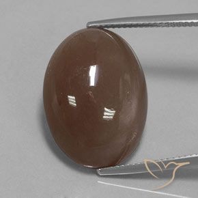 20.61ct Natural Medium Brown Moonstone, Oval, Opaque