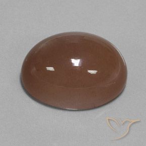 30.75 ct Brown Moonstone Stone, Natural Moonstone in Oval Cabochon Shape for Sale