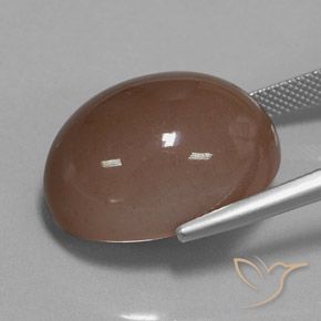Moonstone Gemstone in 22.3 x 16.3 mm Size for Sale, Moonstone Stone in Brown Color