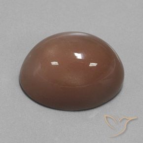 31.30 ct Brown Moonstone Stone, Natural Moonstone in Oval Cabochon Shape for Sale