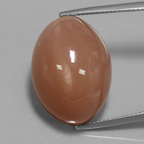 32.6ct Oval Cabochon Peach Orange Moonstone Gem for sale 32.6ct Oval Cabochon Peach Orange Moonstone Gem (ID: 359771)