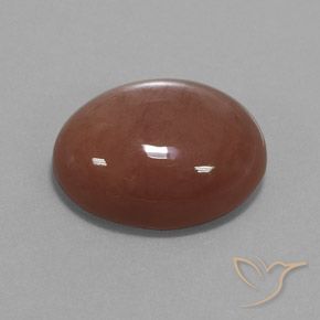 18.74 ct Brown Moonstone Stone, Natural Moonstone in Oval Cabochon Shape for Sale