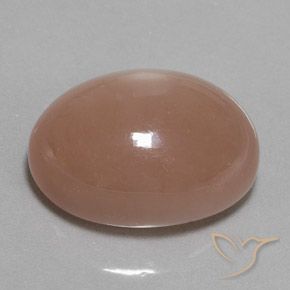28.17 ct Orange Moonstone Stone, Natural Moonstone in Oval Cabochon Shape for Sale