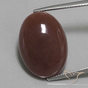 18.53ct Natural Medium Brown Moonstone, Oval, Opaque