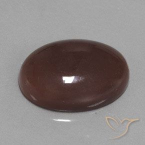 18.53 ct Brown Moonstone Stone, Natural Moonstone in Oval Cabochon Shape for Sale