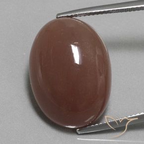 23.37ct Natural Medium Brown Moonstone, Oval, Opaque