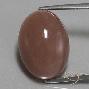 26.33ct Natural Cinnamon Brown Moonstone, Oval, Opaque