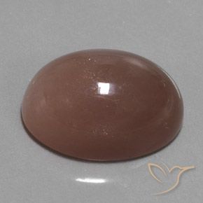 26.33 ct Brown Moonstone Stone, Natural Moonstone in Oval Cabochon Shape for Sale