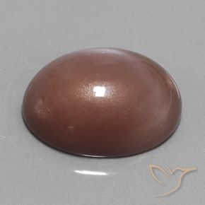 23.55 ct Brown Moonstone Stone, Natural Moonstone in Oval Cabochon Shape for Sale
